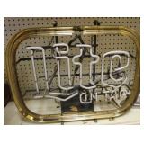"LITE ON TAP" NEON SIGN