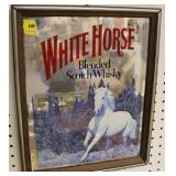"WHITE HORSE BLEDNED SCOTCH WHISKY" ADVERTISING