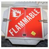 "FLAMMABLE" SIGN