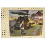TIN "CASE" TRACTOR SIGN