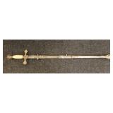 CERIMONIAL SWORD WITH SHEATH - BLADE RUSTY