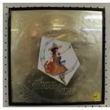 "MILLER HIGH LIFE" FRAMED ADVERTISEMENT
