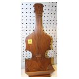 FIDDLE DESIGN WALL DÉCOR WITH KEY TRAY - PINE