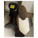 2 CAST IRON SHOE LAST ATTACHMENTS