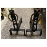 PAIR NEW ANDIRONS