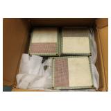 GROUPING OF USED PUNCH BOARDS - BOX LOT