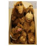 GROUPING OF STUFFED ALF DOLLS