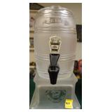 HEINZ PURE CIDER VINEGAR GLASS DECANTER AND STAND