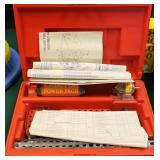 ERECTOR SET IN PLASTIC TOOL BOX - VINTAGE