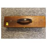 WOODEN NEGA FILE STORAGE BOX