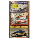 3 MODEL CAR KITS 50 CHEVY TRUCK, 