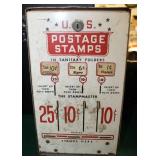 VINTAGE U.S. POSTAGE STAMP MACHINE - 1¢, 6¢ AND