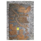 "AMERICAN ACE COFFEE" ENGRAVED PRINTING PLATE