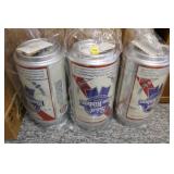 PABST BLUE RIBBON CAN ADVERTISING SIGNS - 3 TIMES