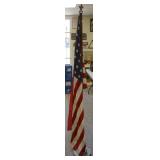 48 STAR AMERICAN FLAG WITH POLE