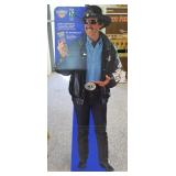 2 BOXES OF CARD BOARD STAND UP ADVERTISING SIGNS