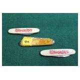 3 COCA-COLA COLLECTOR POCKET KNIVES