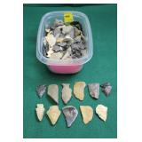 GROUPING OF NATIVE AMERICAN POINTS