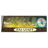 FALSTAFF LIGHTED ADVERTISING WALL CLOCK