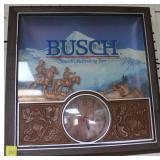 BUSCH ADVERTISING WALL CLOCK
