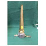BRASS FIRE HOSE NOZZLE WITH TOUGH-TITE B-200