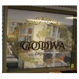 GODIVA LIQUEUR ADVERTISING MIRROR