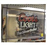 COORS LIGHT - LIGHTED ADVERTISING SIGN
