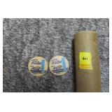 FULL TUBE OF "BUTTER MILK" CARD BOARD BOTTLE TOPS