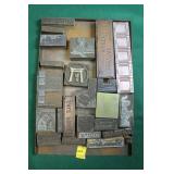 GROUPING OF 25 PRINTER BLOCKS