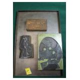 GROUPING OF 3 PRINTER BLOCKS AND 17 PRINTER TYPE