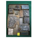 GROUPING OF 11 PRINTER BLOCKS