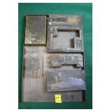 GROUPING OF 5 PRINTER BLOCKS