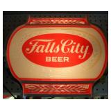 FALLS CITY BEER ADVERTISING SIGN - LIGHTED -