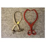 2 PAIR ICE TONGS