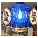 PABST BLUE RIBBON ADVERTISING CEILING LIGHT