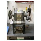 CRAFTSMAN BENCH GRINDER/BUFFER AND METAL DESK