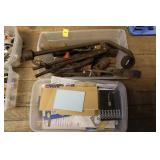 VINTAGE TOOLS: BLACK SMITH NIPPERS, HACK SAW
