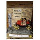 LINCOLN GENERAL STORE DISPLAY WITH ELVIS IN