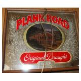 2 PLANK ROAD BEER ADVERTISING SIGNS: 1 WORKS, 1
