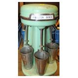 VINTAGE HAMILTON BEACH 3 STATION MILK SHAKE MIXER