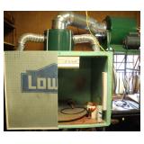 PAINT BOOTH WITH SPINNING RACK AND EXHAUST MOTOR