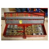 METAL BOX WITH DRILL BITS