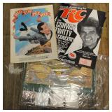 4 ADVERTISING CARD BOARD SIGNS: BIG TOP PEE WEE,