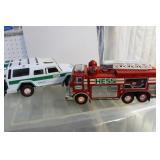 HESS TOY SUV AND FIRETRUCK