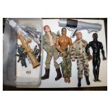 4 G.I. JOES AND ACCESSORIES