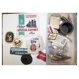 UNIFORM PATCHES AND COKE PINS