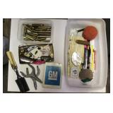 BULLET BRASS, PINS, MINIATURES, ETC.
