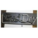BUD DRY NEON SIGN - DOES NOT WORK