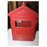 VINTAGE CAST IRON FIRE BOX