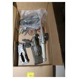 6 TOY CANONS AND GUNS